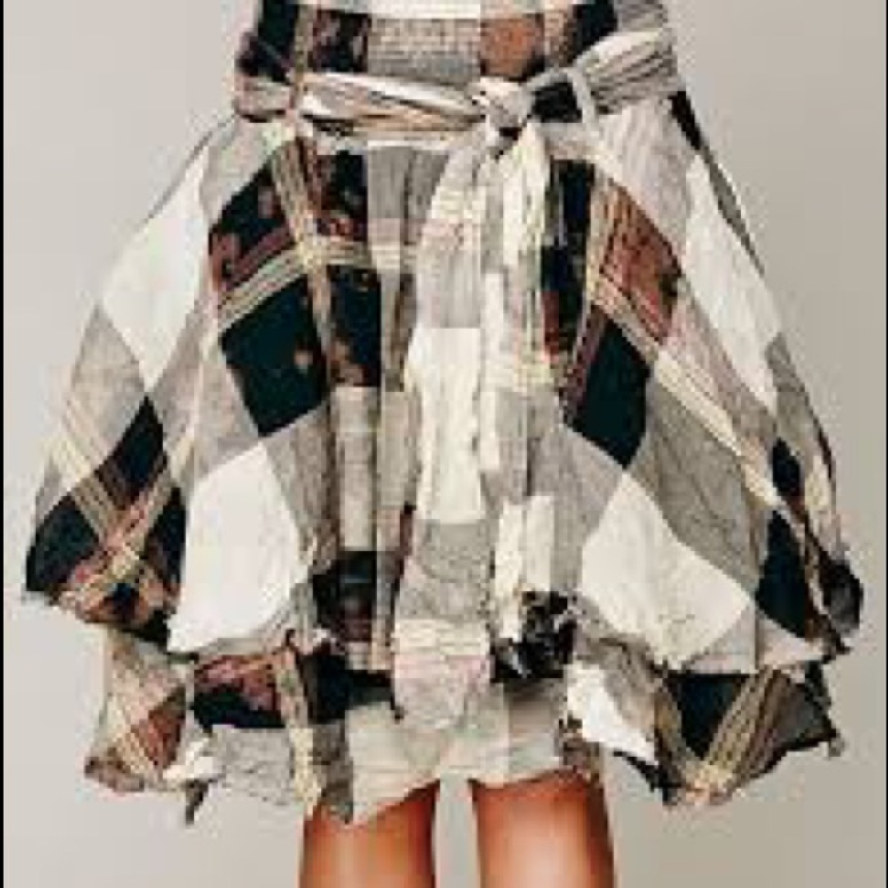 ISO Ewa I Walla skirt plaid with matching belt